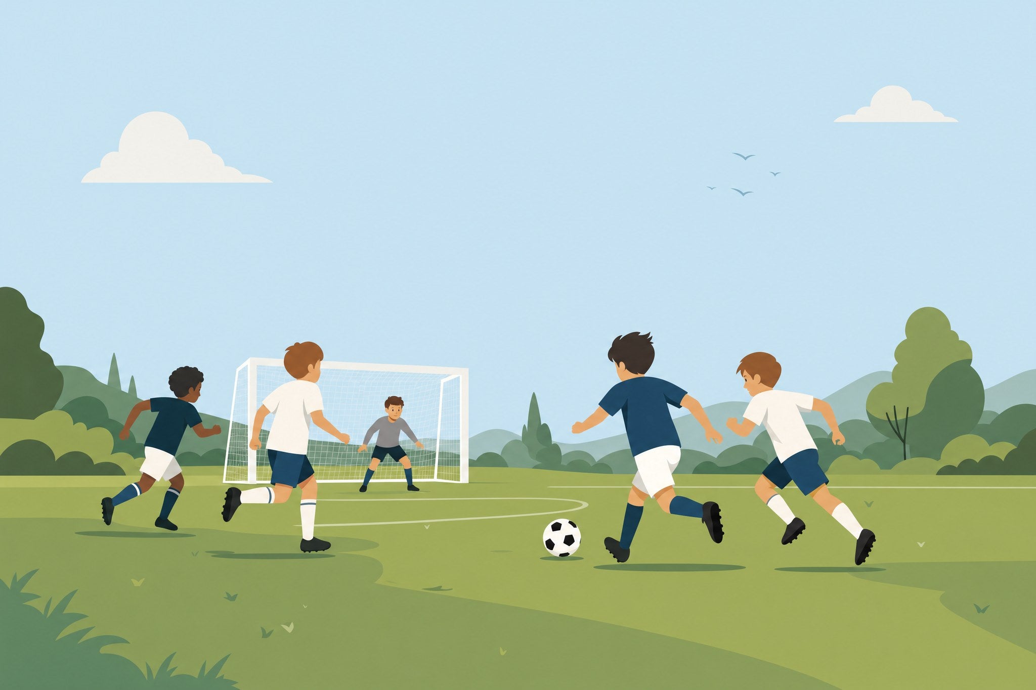Football Field - Minimalist