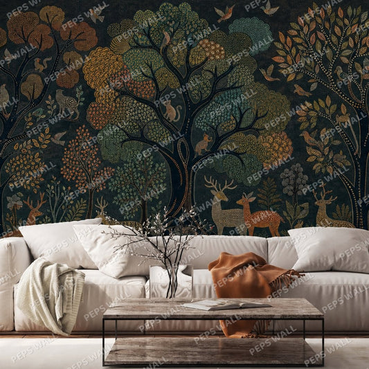 Forest Song — indian wallpaper Dubai, Peps Wall