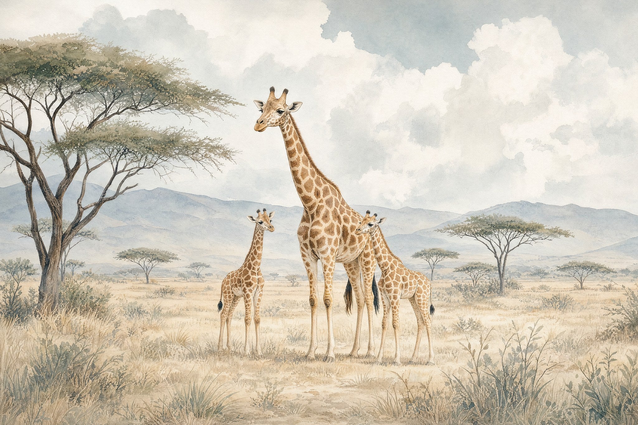 Giraffe Family