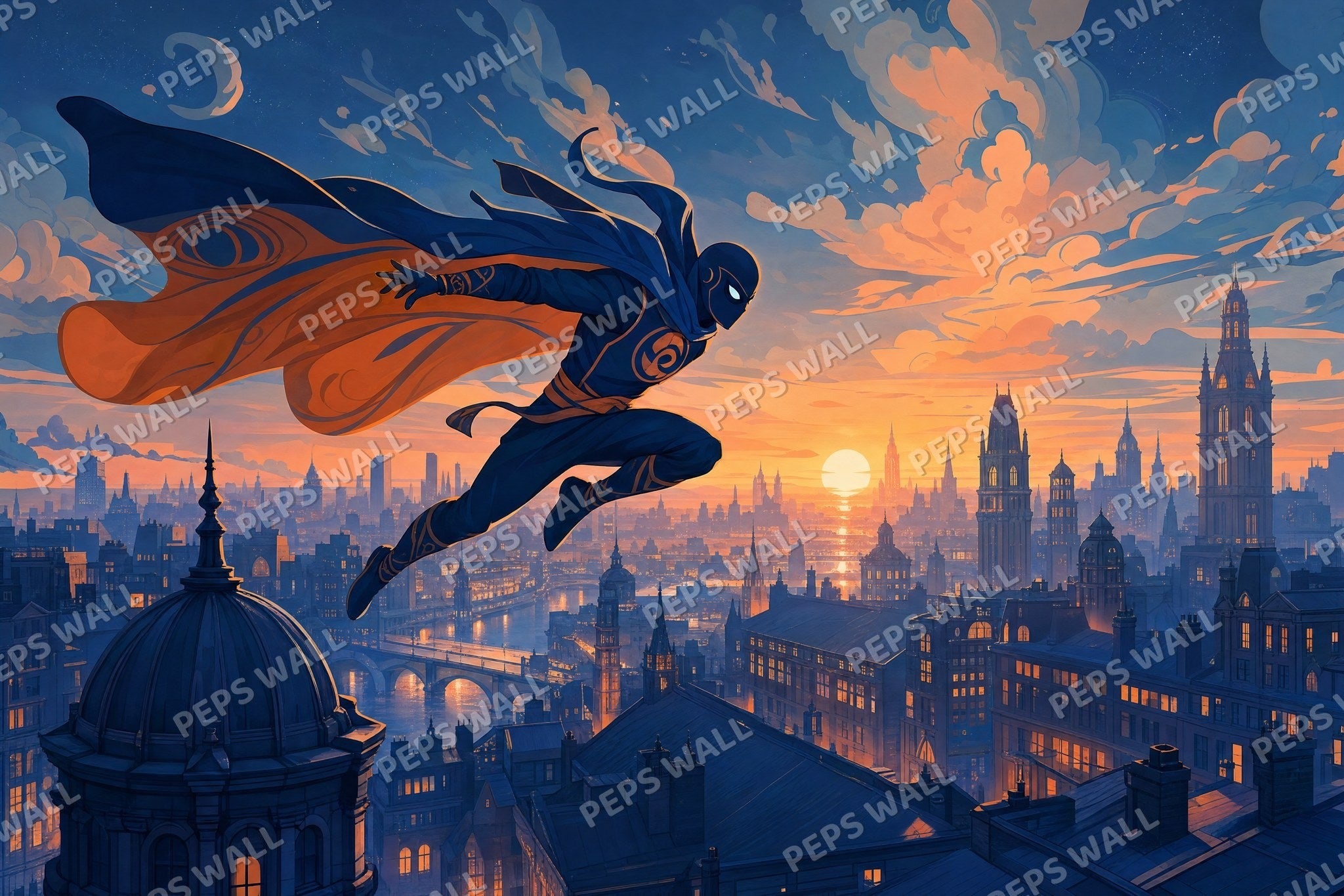 Hero City Skyline