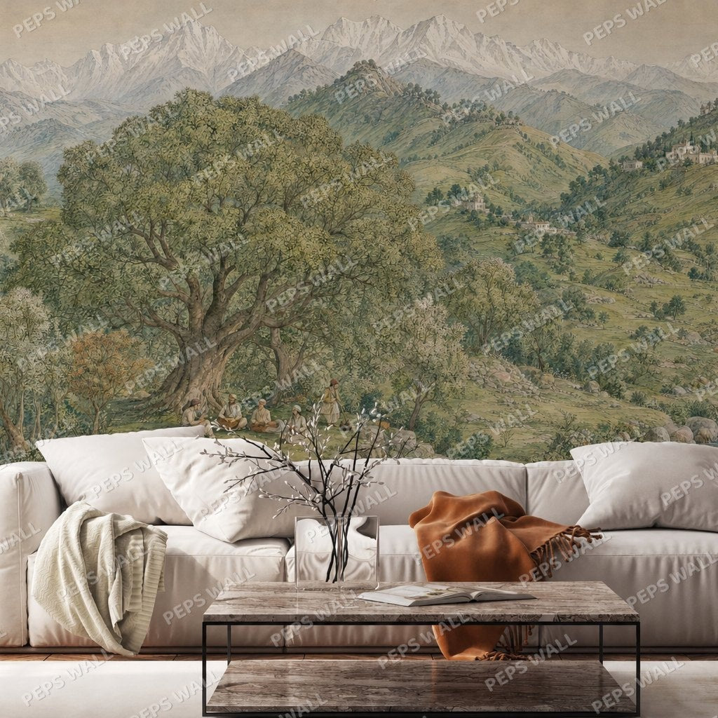 Himalayan Song — indian wallpaper Dubai, Peps Wall