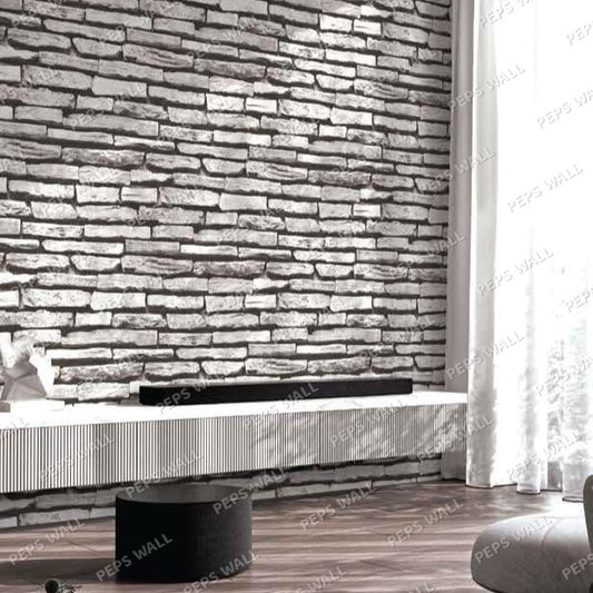 Stone Valley — brick wallpaper mural, Peps Wall Dubai