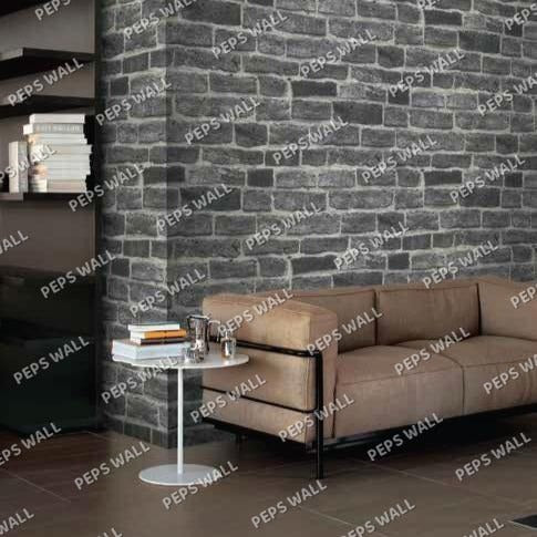 Grey Bricks — brick wallpaper Dubai, Peps Wall