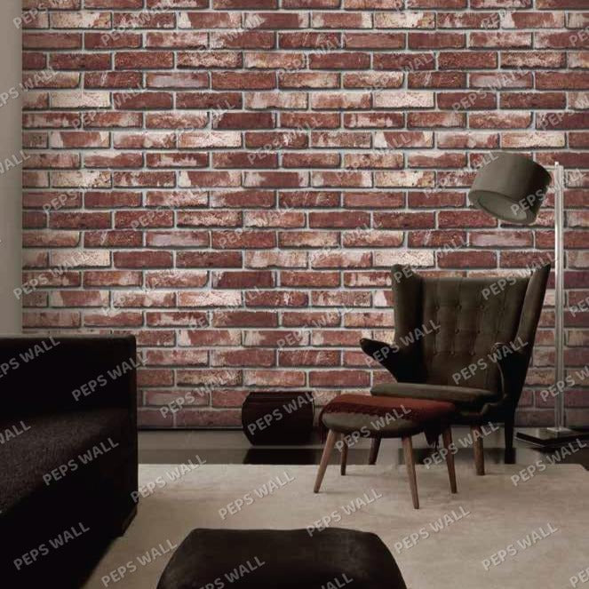 Bricktonia — brick wallpaper mural, Peps Wall Dubai