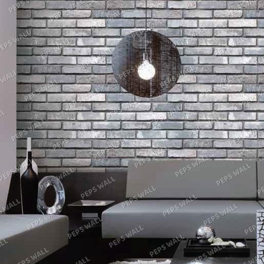 Mortarwood — plain textured wallpaper mural, Peps Wall Dubai