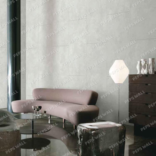 Light Grey Blocks — textured stone wallpaper Dubai, Peps Wall