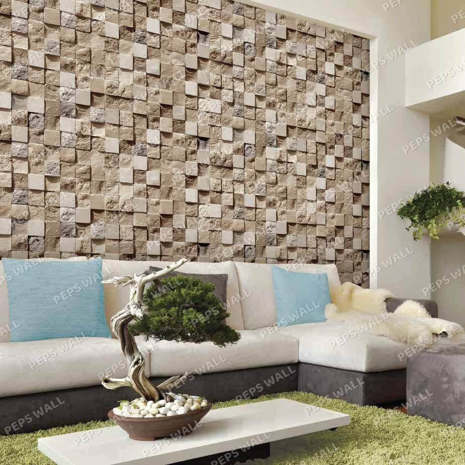 Brickfield — brick wallpaper mural, Peps Wall Dubai