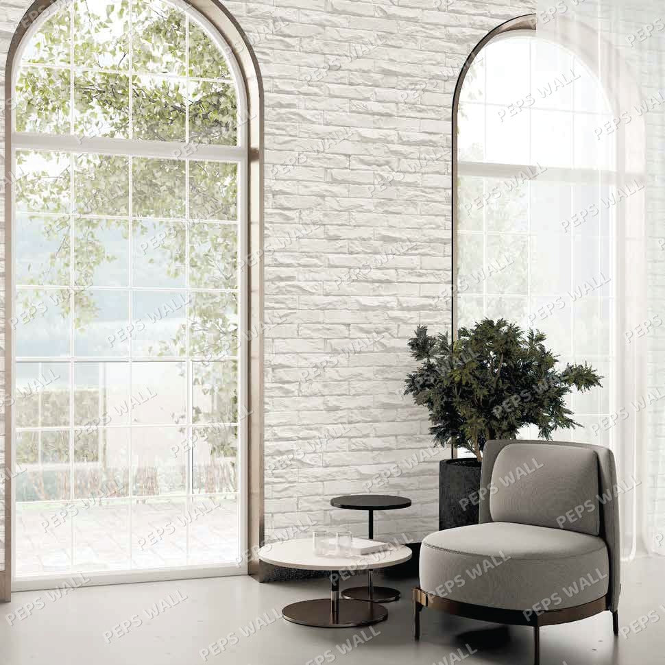 White Bricks — brick wallpaper Dubai, Peps Wall