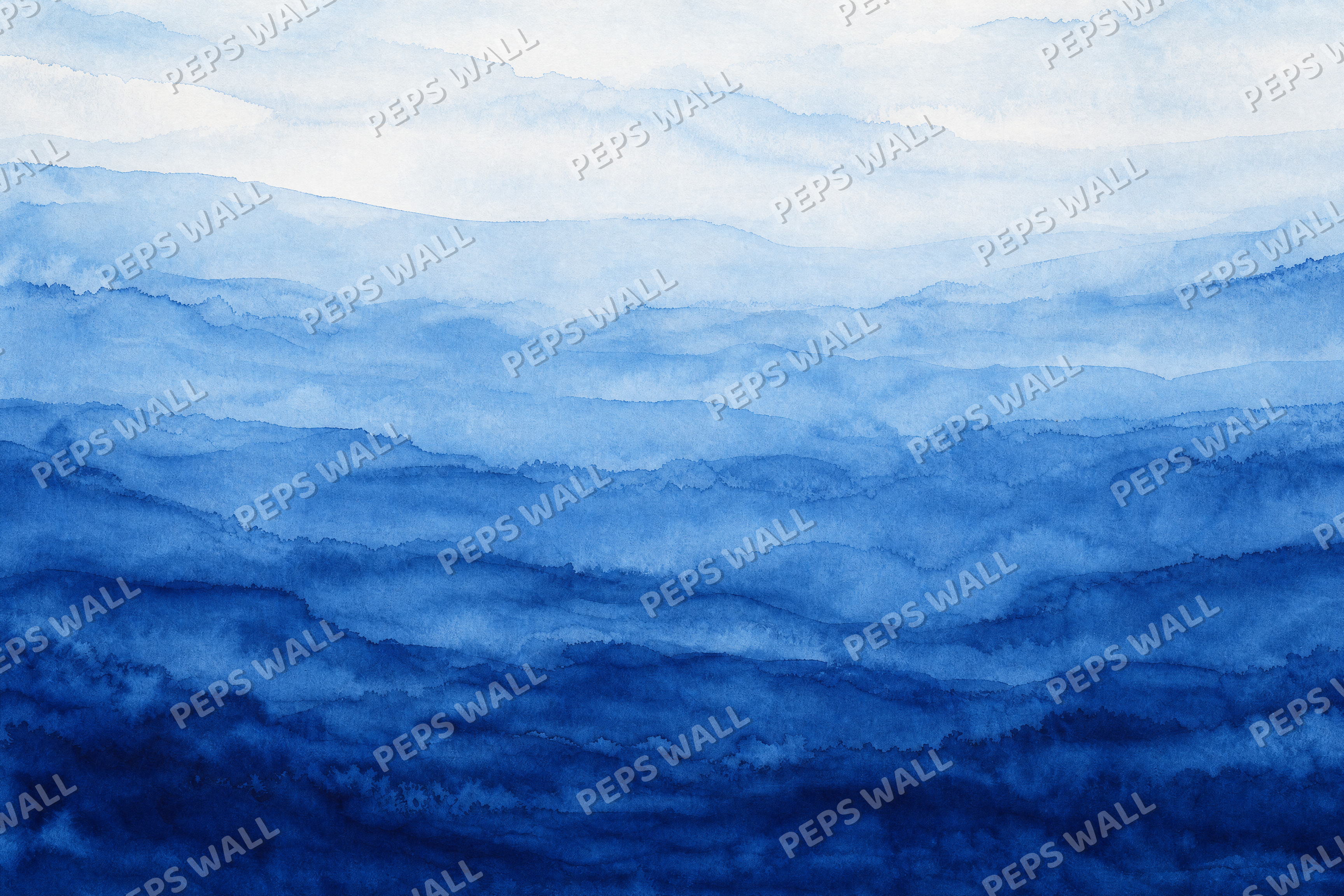 Indigo Horizon - made-to-measure wall mural design by Peps Wall Dubai