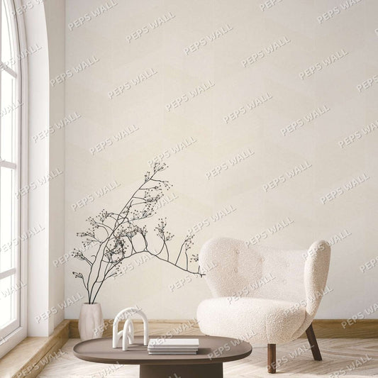 Iuta White — neutral wallpaper Dubai, Peps Wall