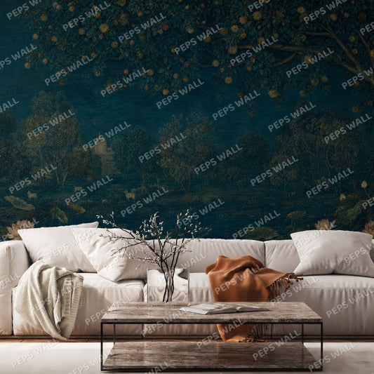 Kadamba Night — indian wallpaper Dubai, Peps Wall