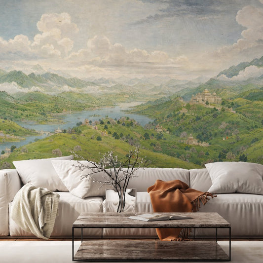 Kangra Rain — indian wallpaper Dubai, Peps Wall