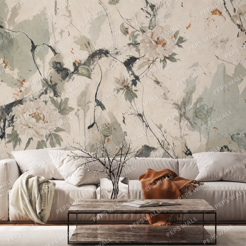 Lian — chinoiserie wallpaper Dubai, Peps Wall