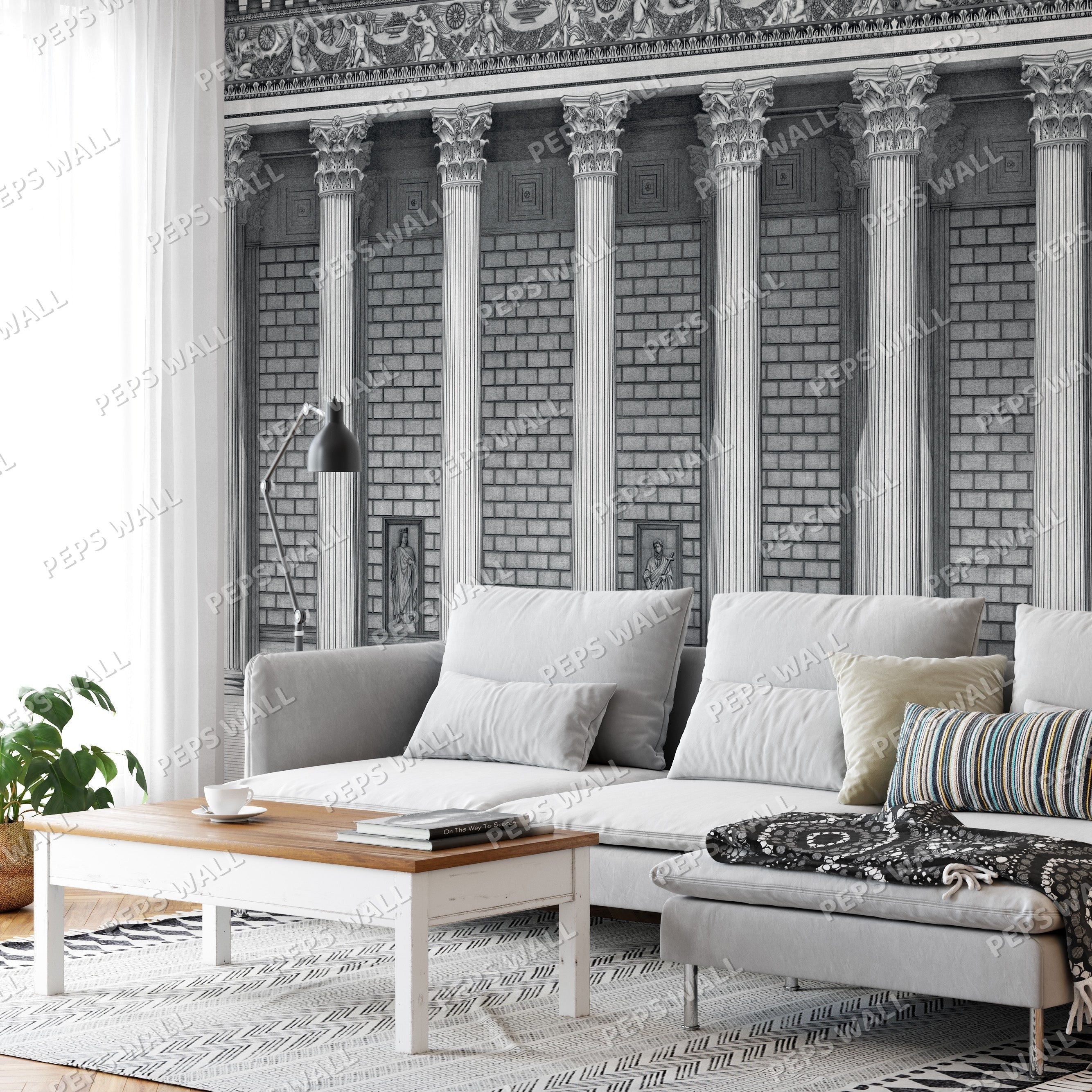 Madeleine Church — moroccan wallpaper Dubai, Peps Wall