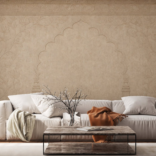 Mandir Stone — indian wallpaper Dubai, Peps Wall