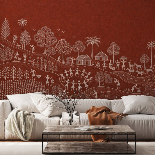 Mati — indian wallpaper Dubai, Peps Wall
