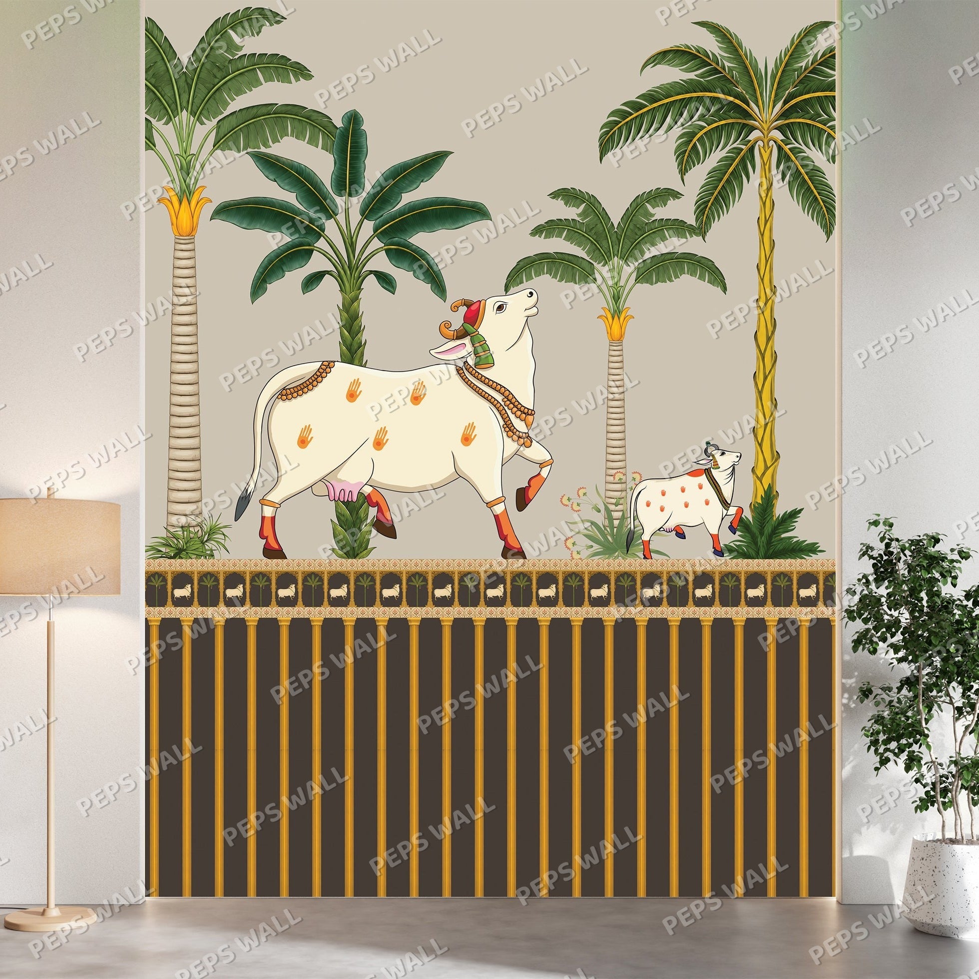 Surbhi — indian wallpaper Dubai, Peps Wall