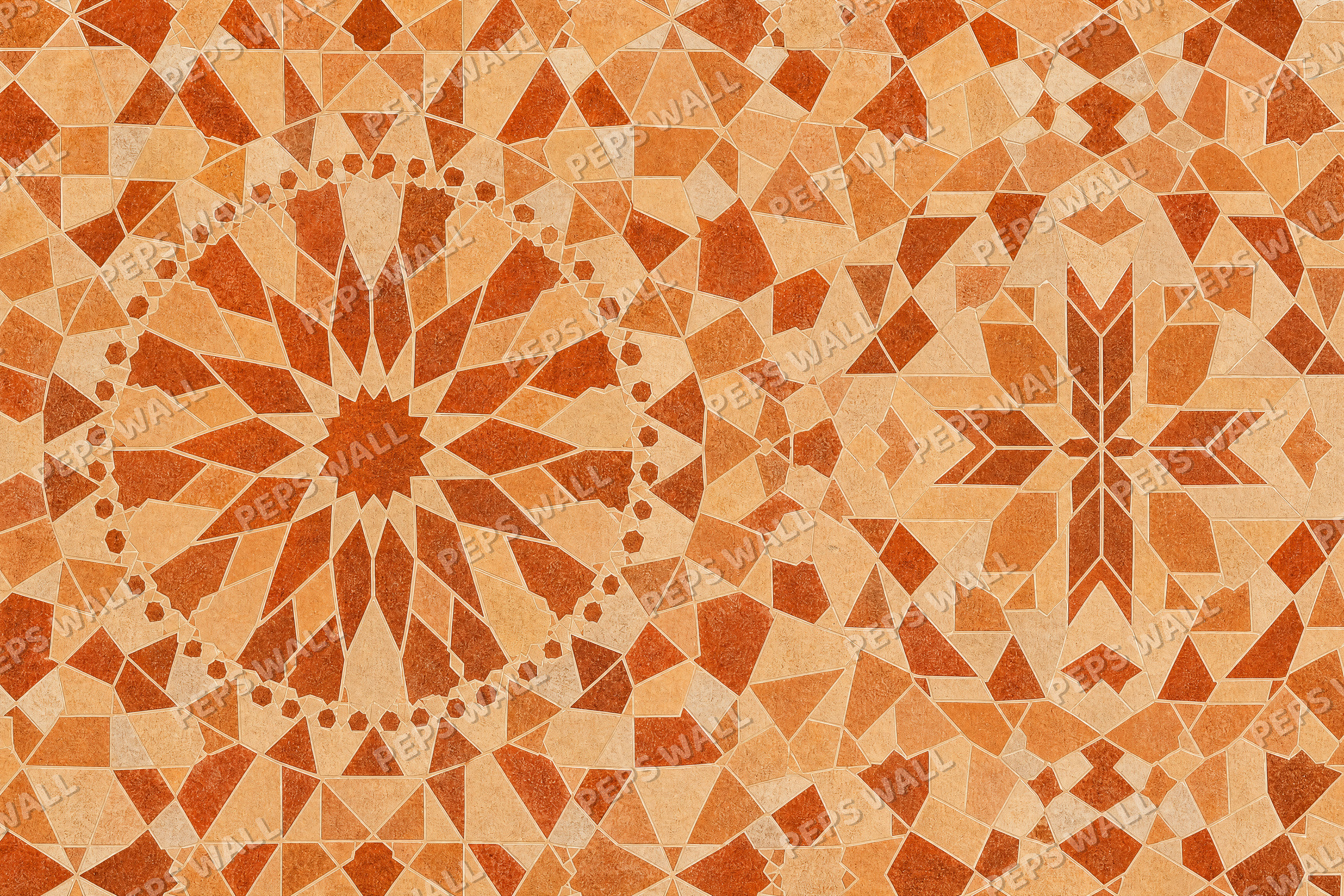 Marrakech Red - made-to-measure wall mural design by Peps Wall Dubai