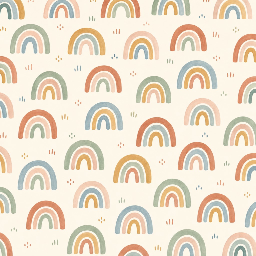 Muted Rainbow Repeat