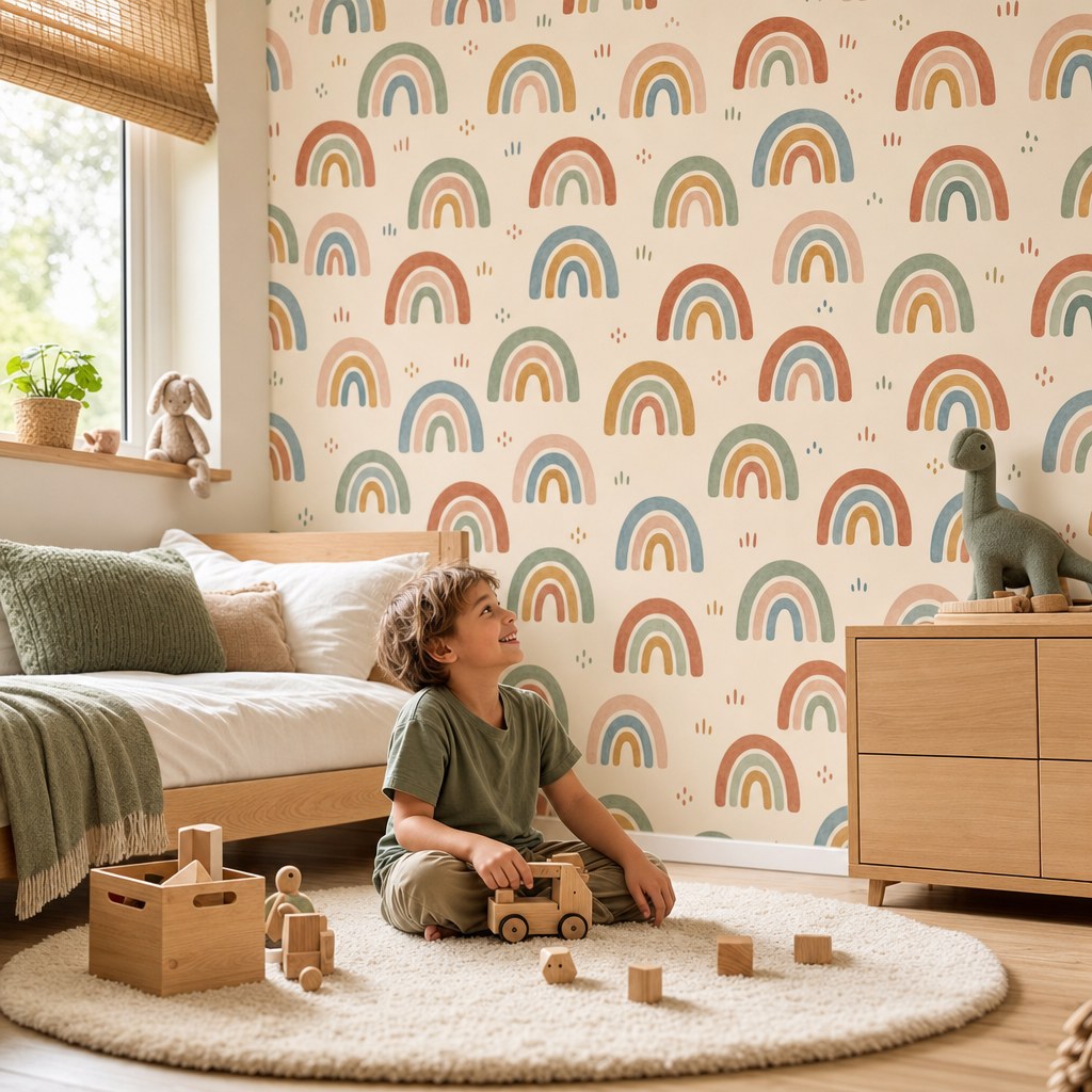 Muted Rainbow Repeat
