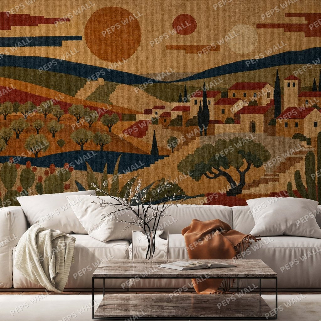 Nasij — arabic majlis wallpaper Dubai, Peps Wall