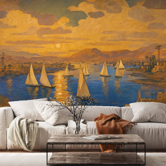 Nil d'Or — arabic majlis wallpaper Dubai, Peps Wall