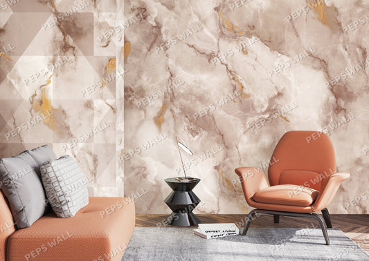 Corato - Pink — marble wallpaper mural, Peps Wall Dubai