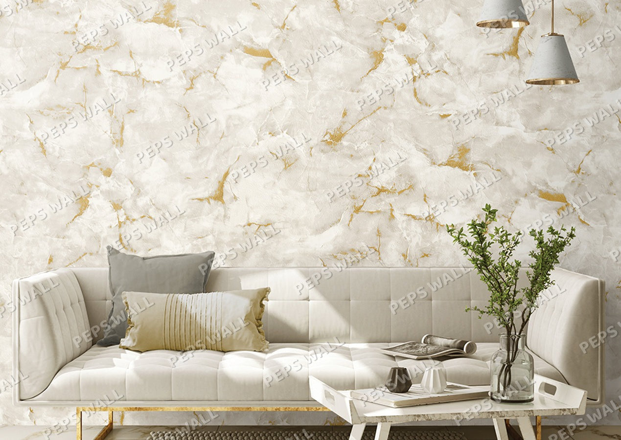Macael - Gold — marble wallpaper mural, Peps Wall Dubai