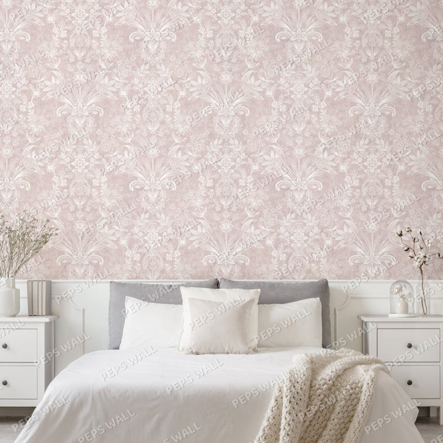 Gualba Pink — custom wallpaper mural mural, Peps Wall Dubai