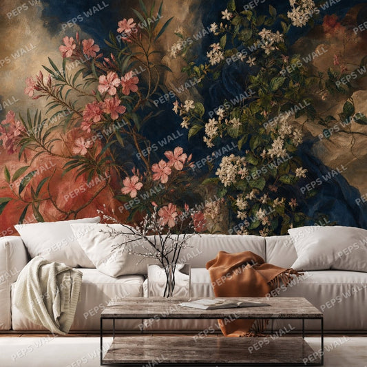 Oleander — indian wallpaper Dubai, Peps Wall
