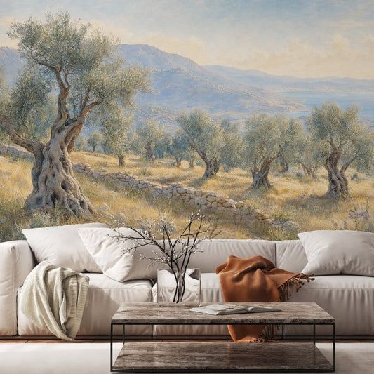 Olive Grove — landscape wallpaper Dubai, Peps Wall