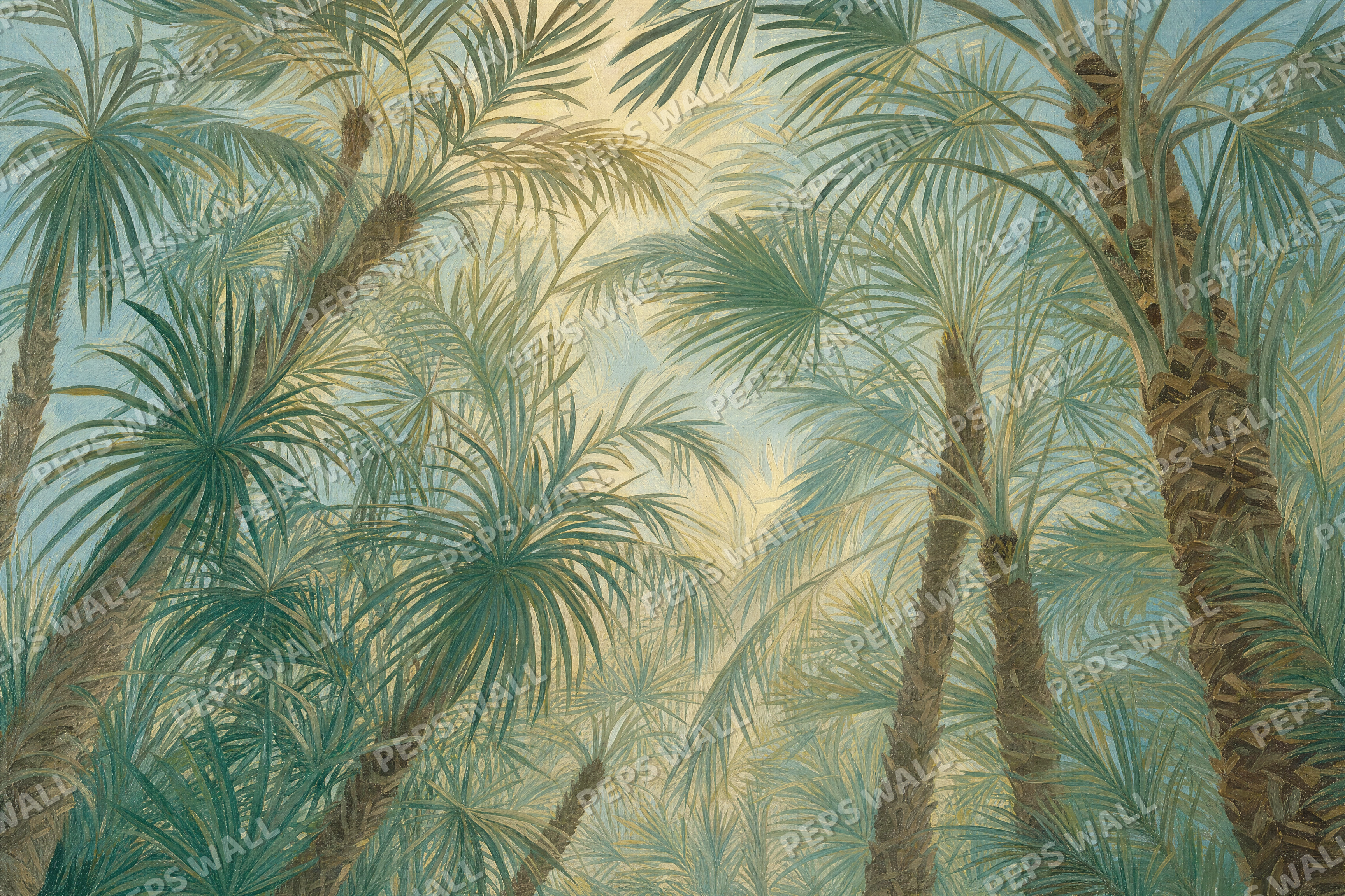 Palm Canopy - made-to-measure wall mural design by Peps Wall Dubai