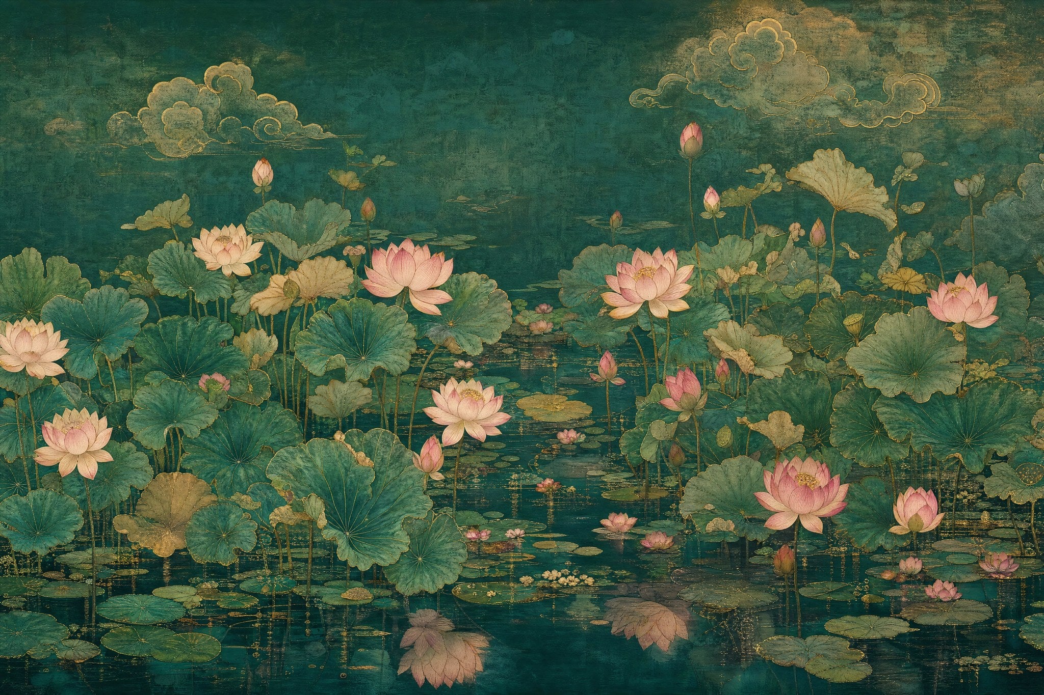 Pichwai Lotus Pond