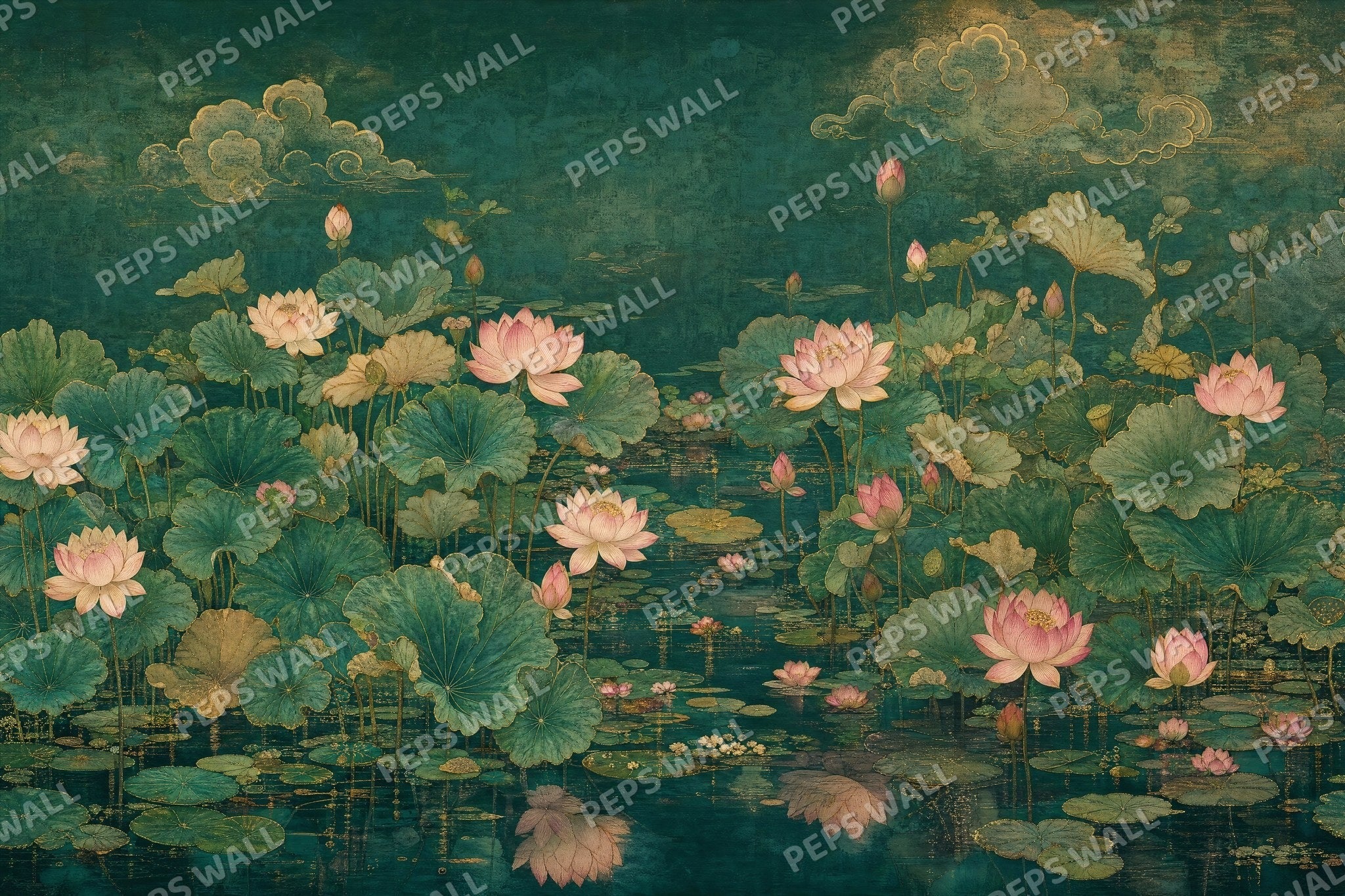 Pichwai Lotus Pond