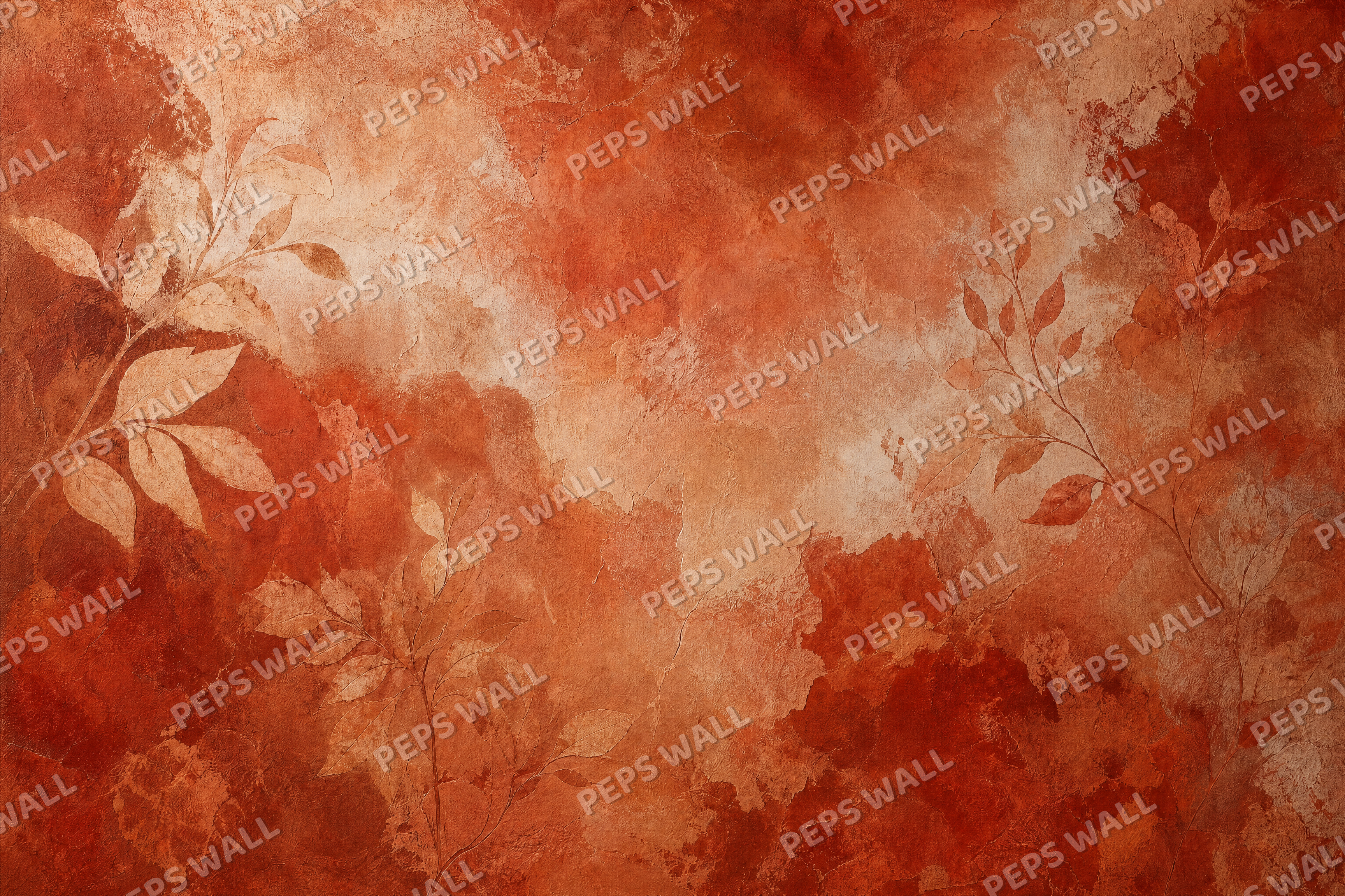 Rust Plaster - made-to-measure wall mural design by Peps Wall Dubai