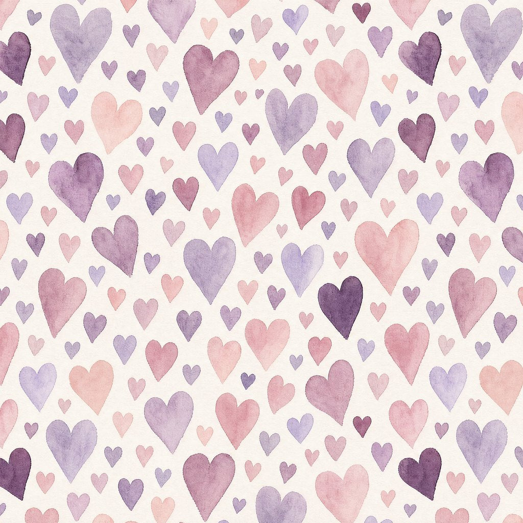 Purple & Pink Hearts