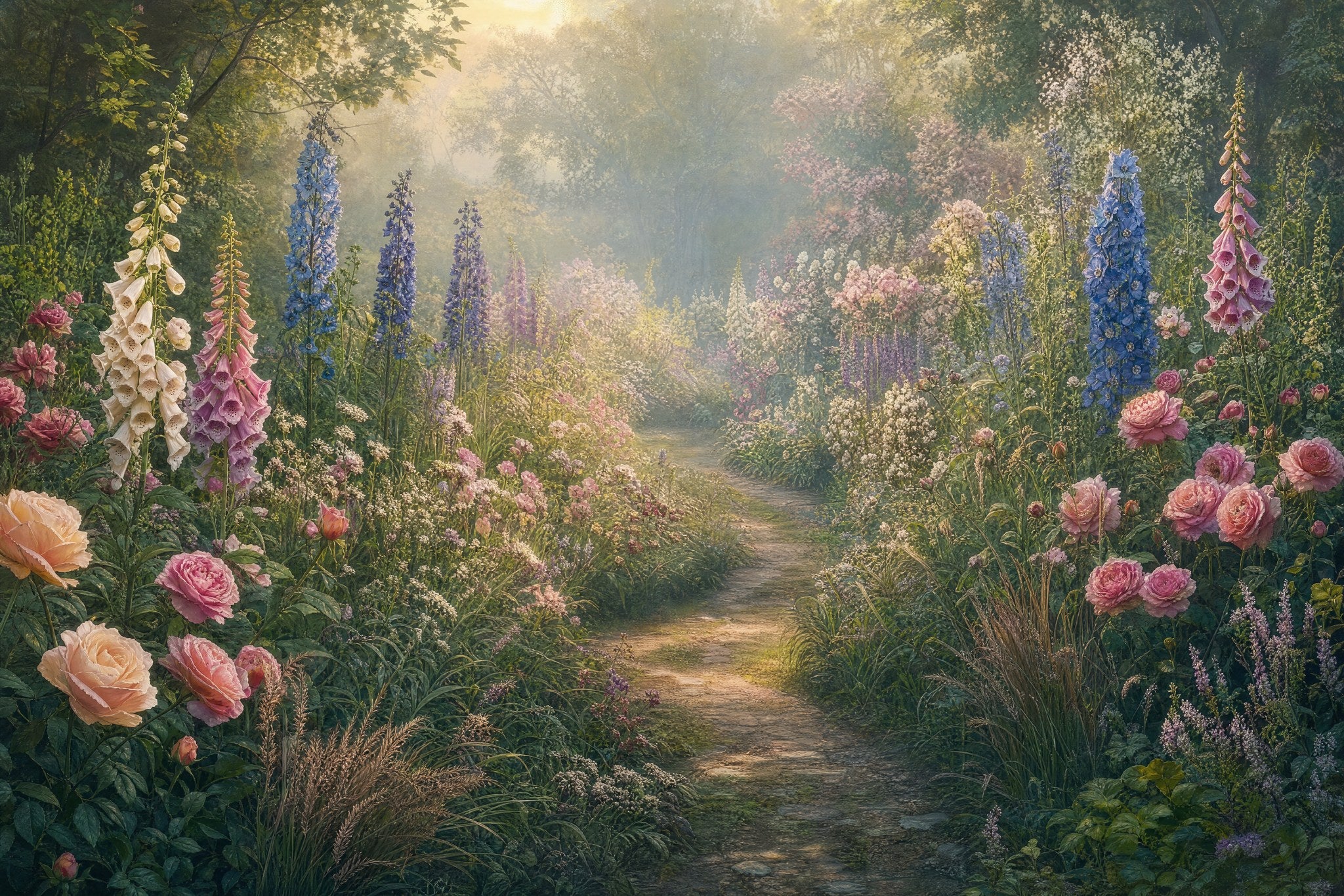Quiet English Garden