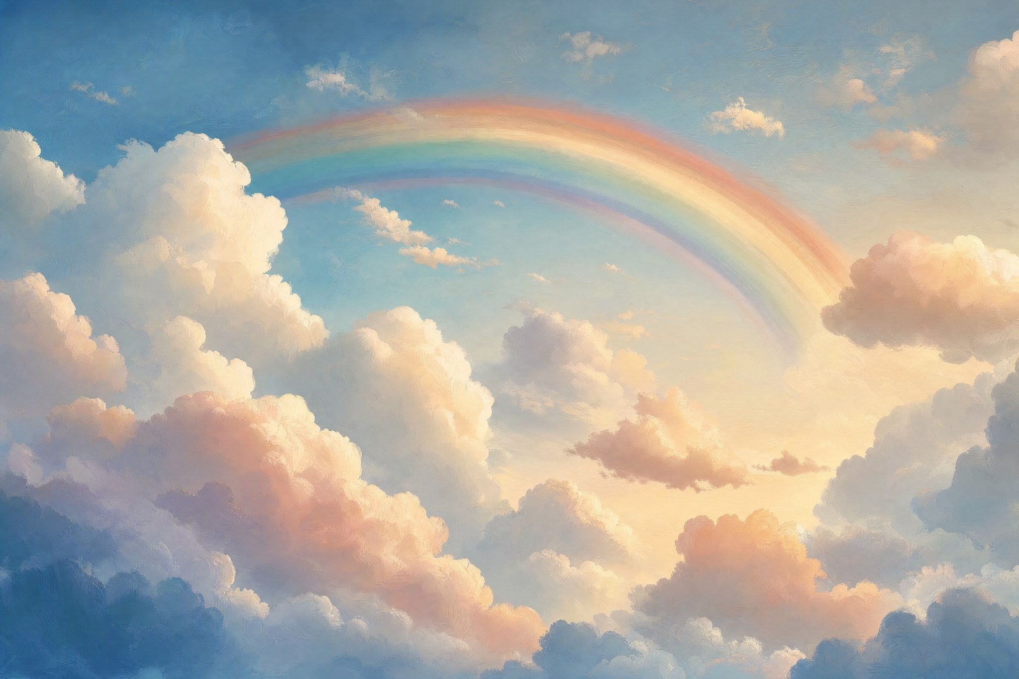 Rainbow Cloud Panorama