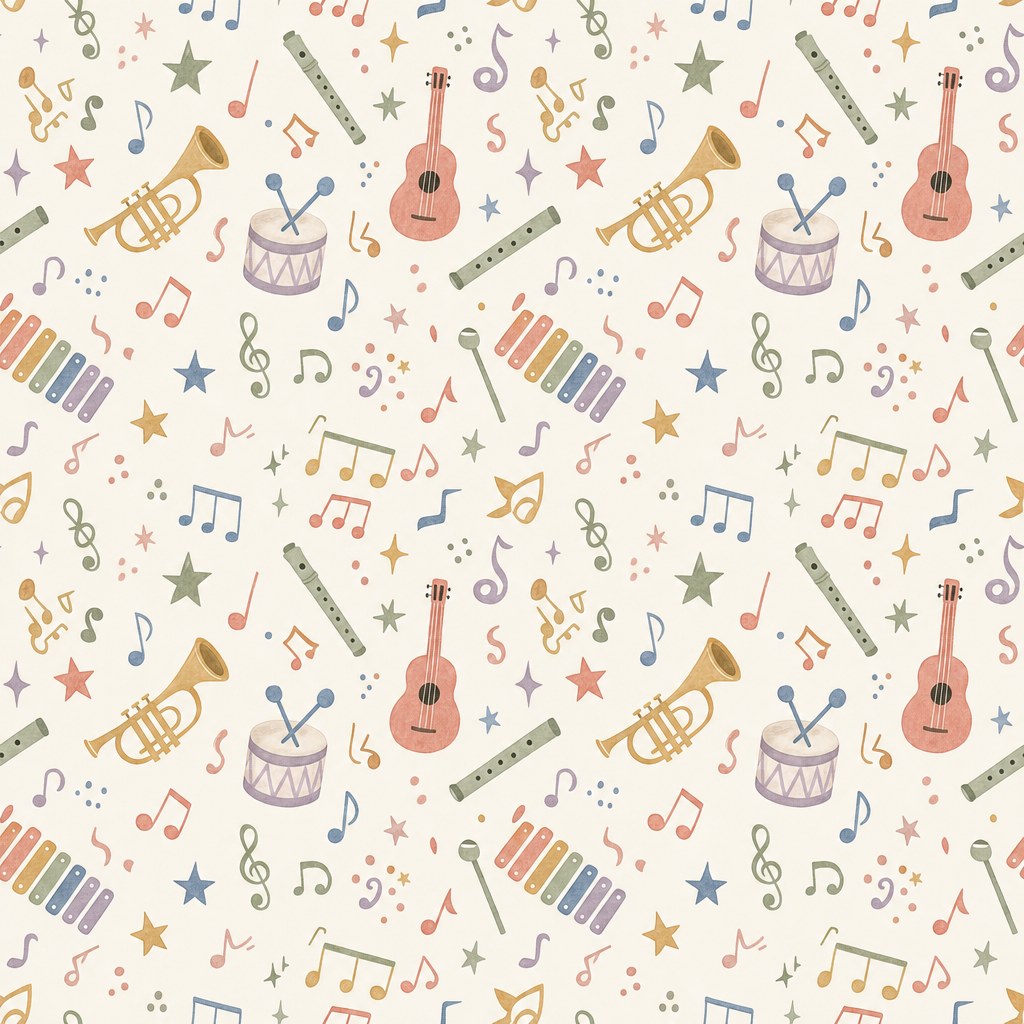 Rainbow Music Notes