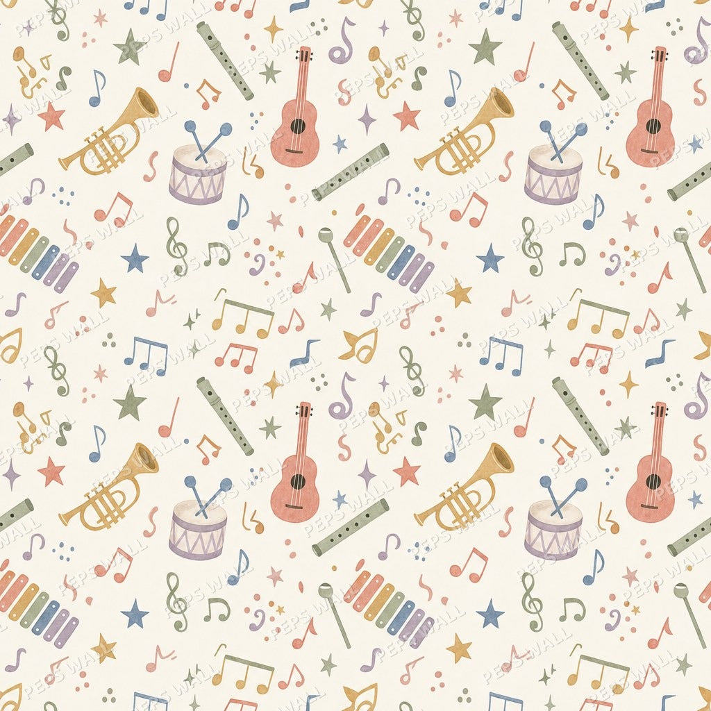 Rainbow Music Notes