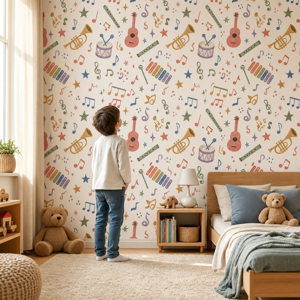 Rainbow Music Notes