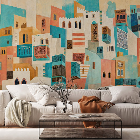 Rawashin — arabic majlis wallpaper Dubai, Peps Wall