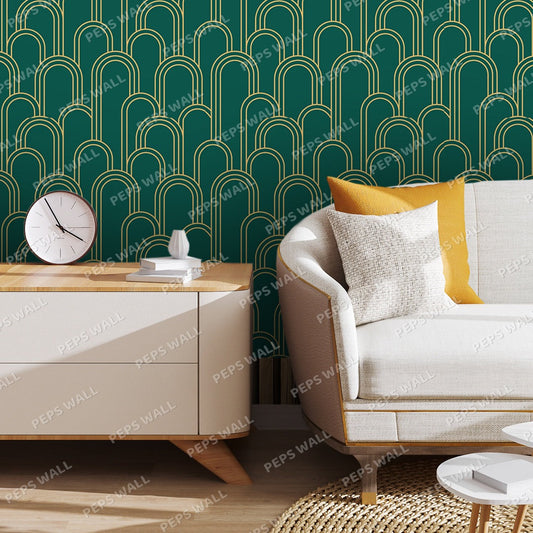 Perzel — geometric wallpaper Dubai, Peps Wall