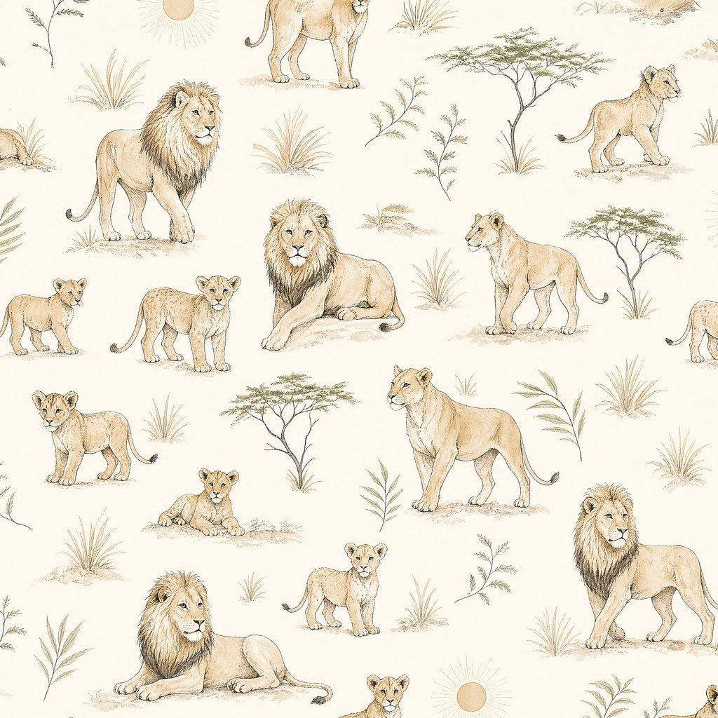 Safari Lion Sketch