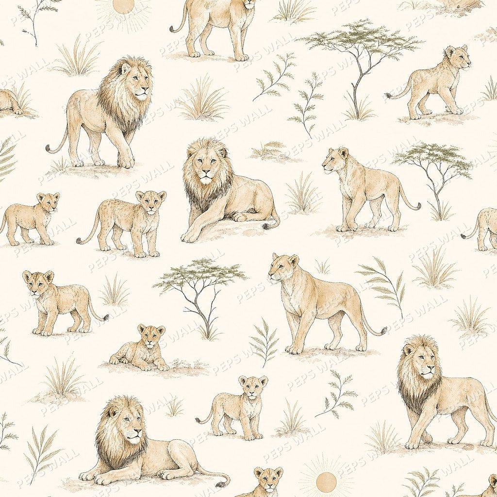 Safari Lion Sketch