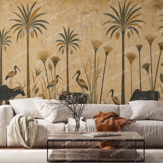 Sa'id — arabic majlis wallpaper Dubai, Peps Wall