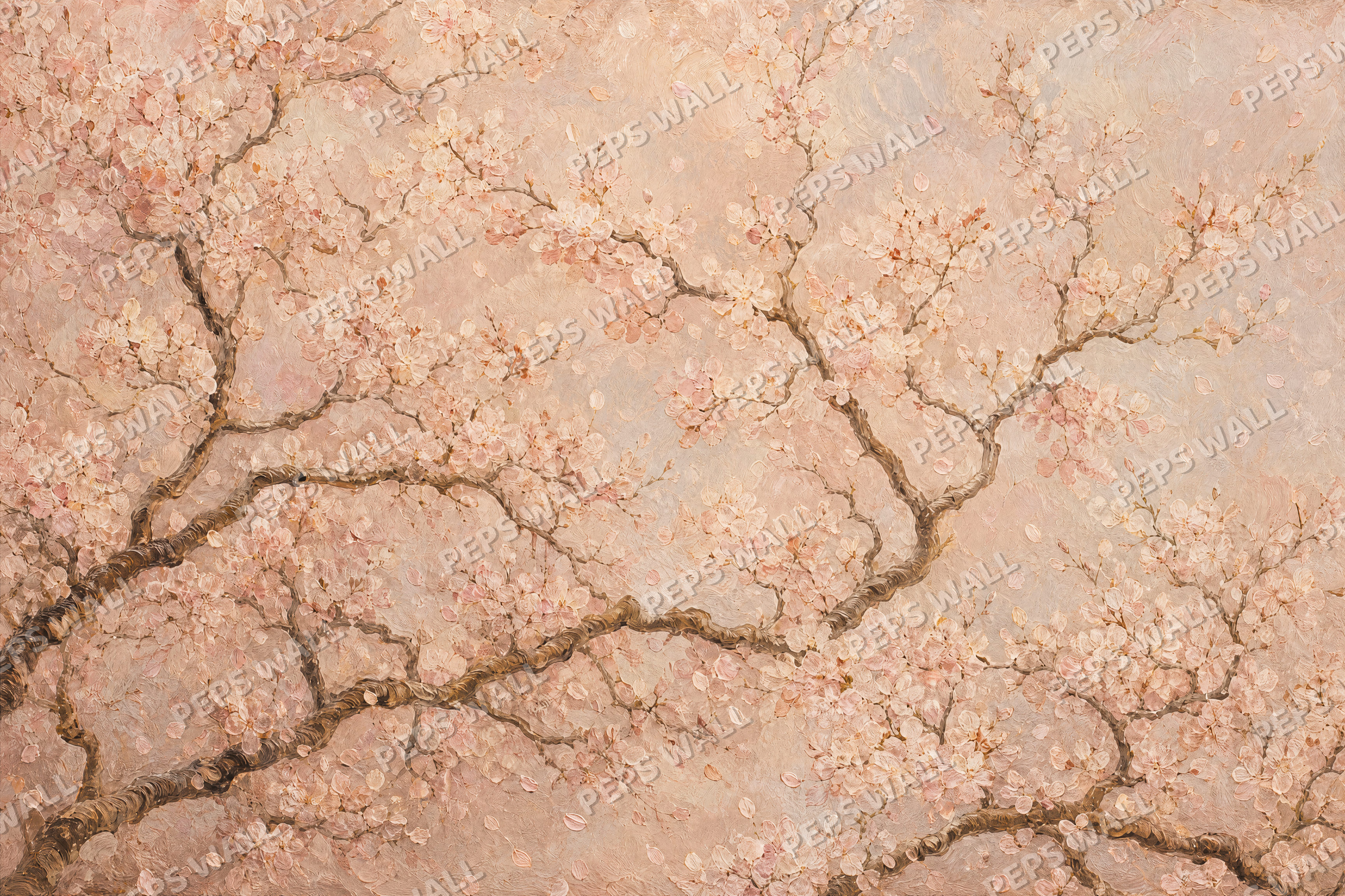 Sakura Canopy - made-to-measure wall mural design by Peps Wall Dubai
