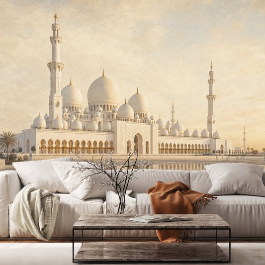 Sheikh Zayed Grand Mosque — dubai skyline wallpaper Dubai, Peps Wall