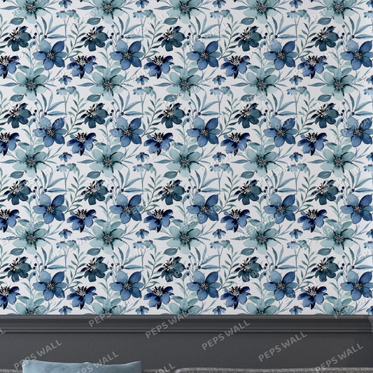 Violets — custom wallpaper mural mural, Peps Wall Dubai