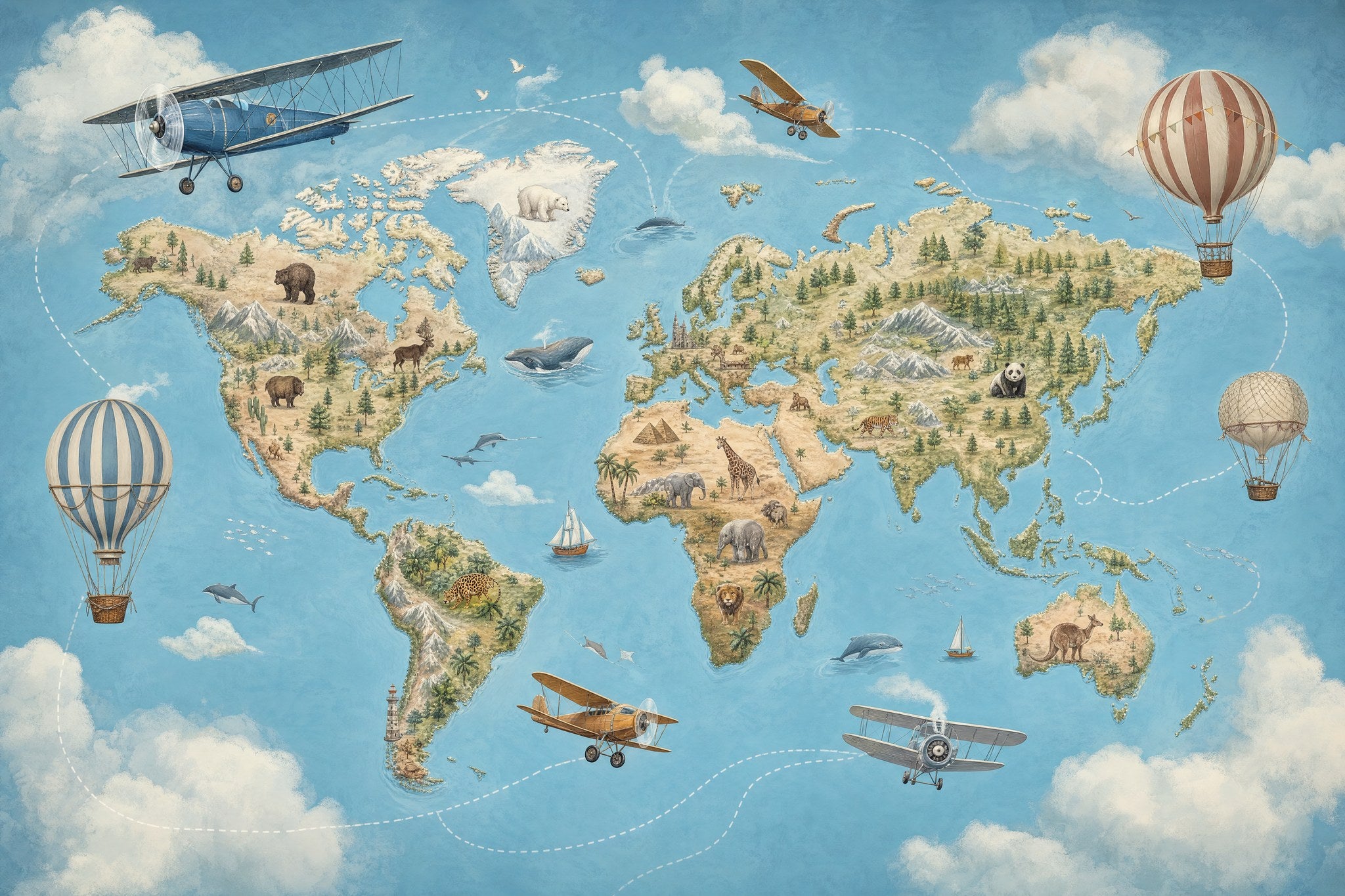Sky Voyage Map
